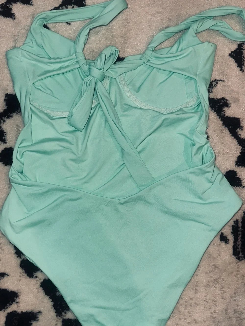 l*space Mint Green One-Piece Swimsuit with Underwire